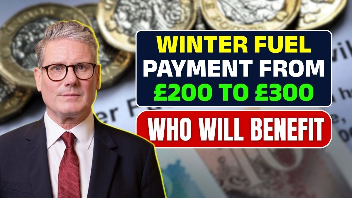 Winter Fuel Payment from £200 to £300
